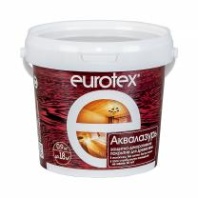 Защитно-декоративное покрытие для дерева Eurotex Аквалазурь, полуглянцевое