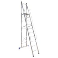 Стремянка профессиональная Alumet APE 1410, алюминиевая, 10 ступеней, 3,66 м