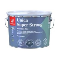 Лак уретано-алкидный Tikkurila Unica Super Strong 90, глянцевый, база EP, бесцветный