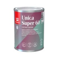 Лак уретано-алкидный полуглянцевый Unica Super 60 (Уника Супер 60) TIKKURILA