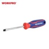 Отвертка шлицевая магнитная Workpro, 6,5 x 38 мм